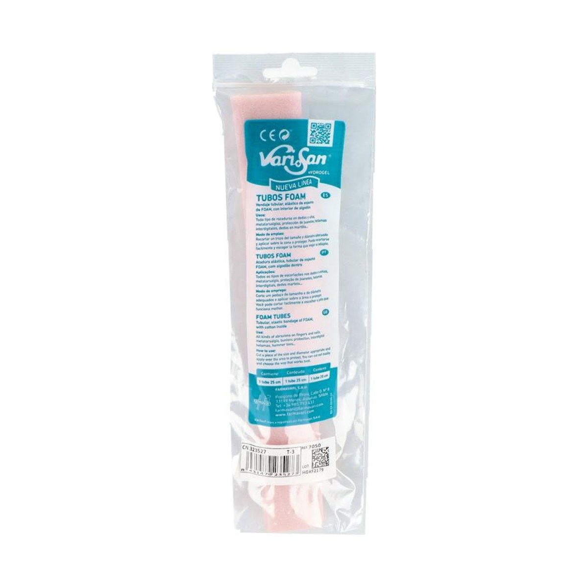 Varisan Tubo Foam Protector de Dedos Talla 3