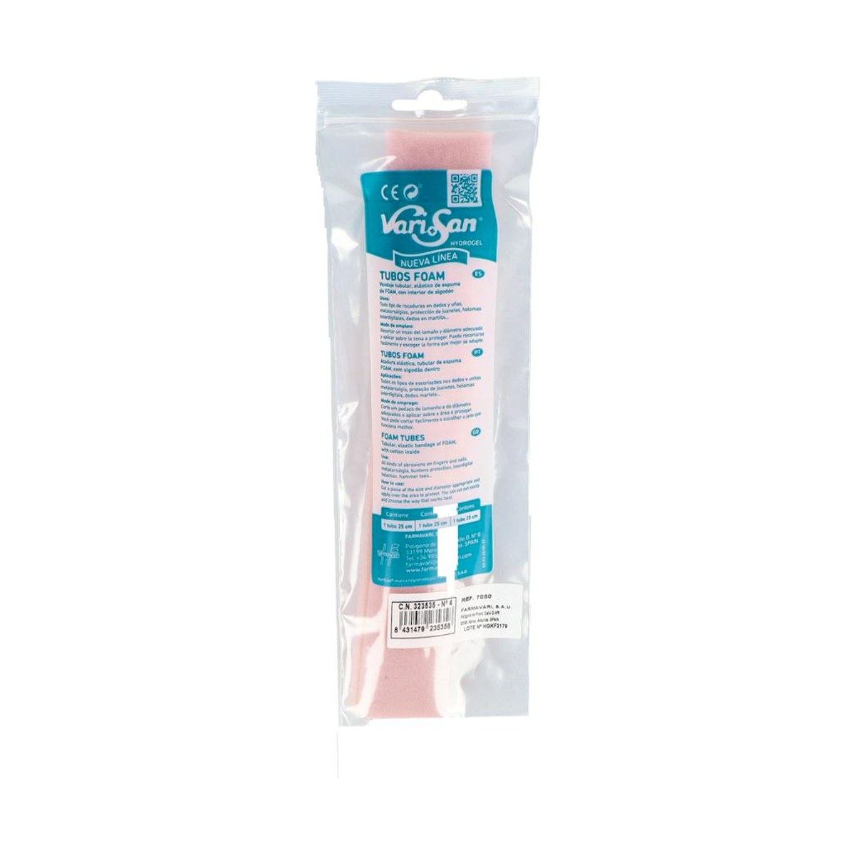 Varisan Tubo Foam Protector de Dedos Talla 4