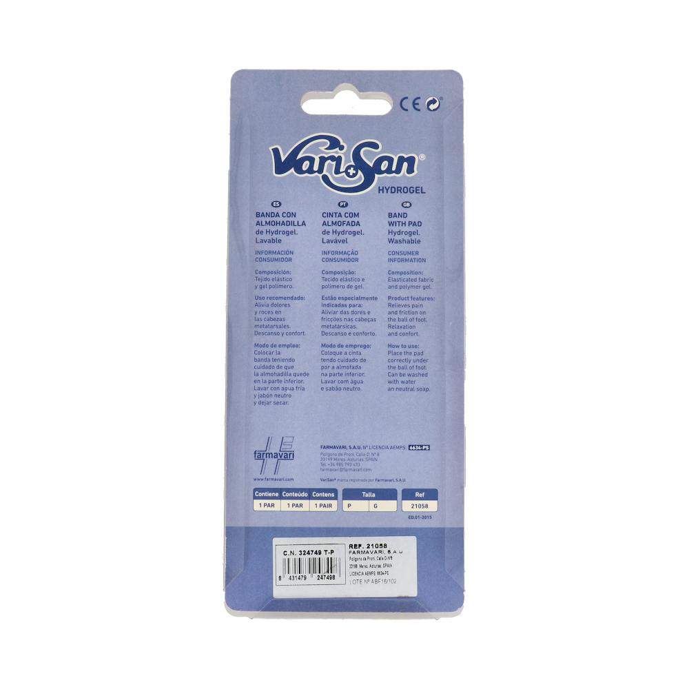 Varisan Bandagel Lámina de Hidrogel Talla Pequeña