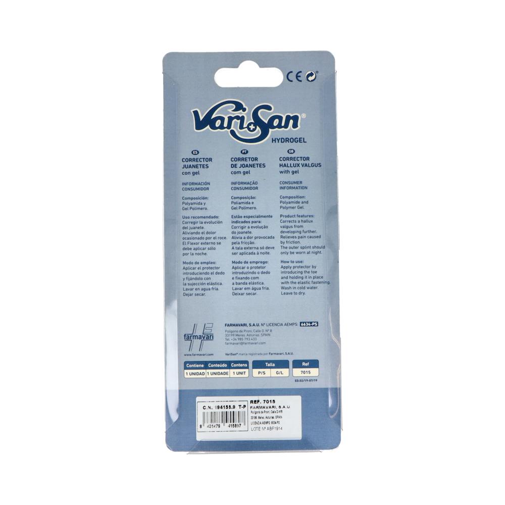 Varisan Corrector de Juanete con Gel Talla Pequeña