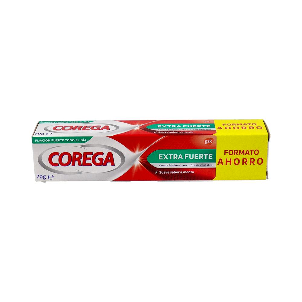 Corega Extra Fuerte Crema Adhesiva Menta 70 g