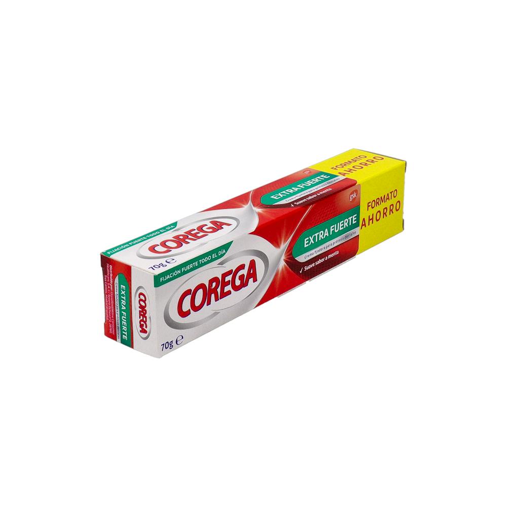 Corega Extra Fuerte Crema Adhesiva Menta 70 g