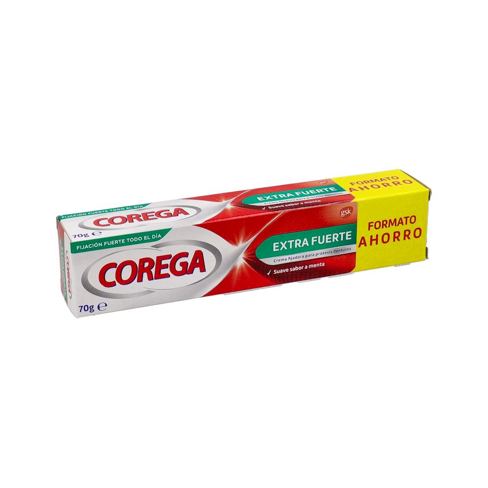 Corega Extra Fuerte Crema Adhesiva Menta 70 g