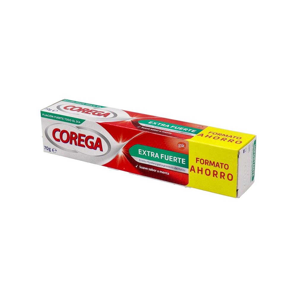 Corega Extra Fuerte Crema Adhesiva Menta 70 g