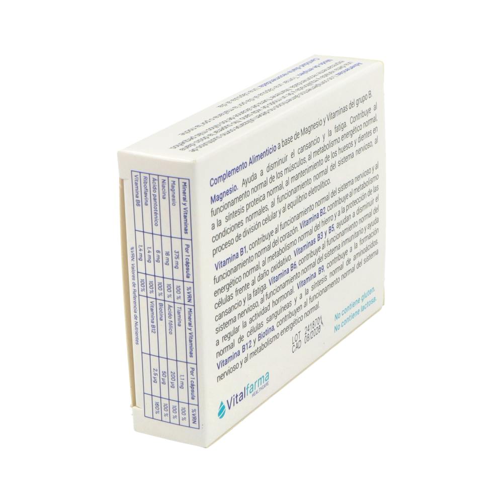 Magnesio B Complex 30 Cápsulas