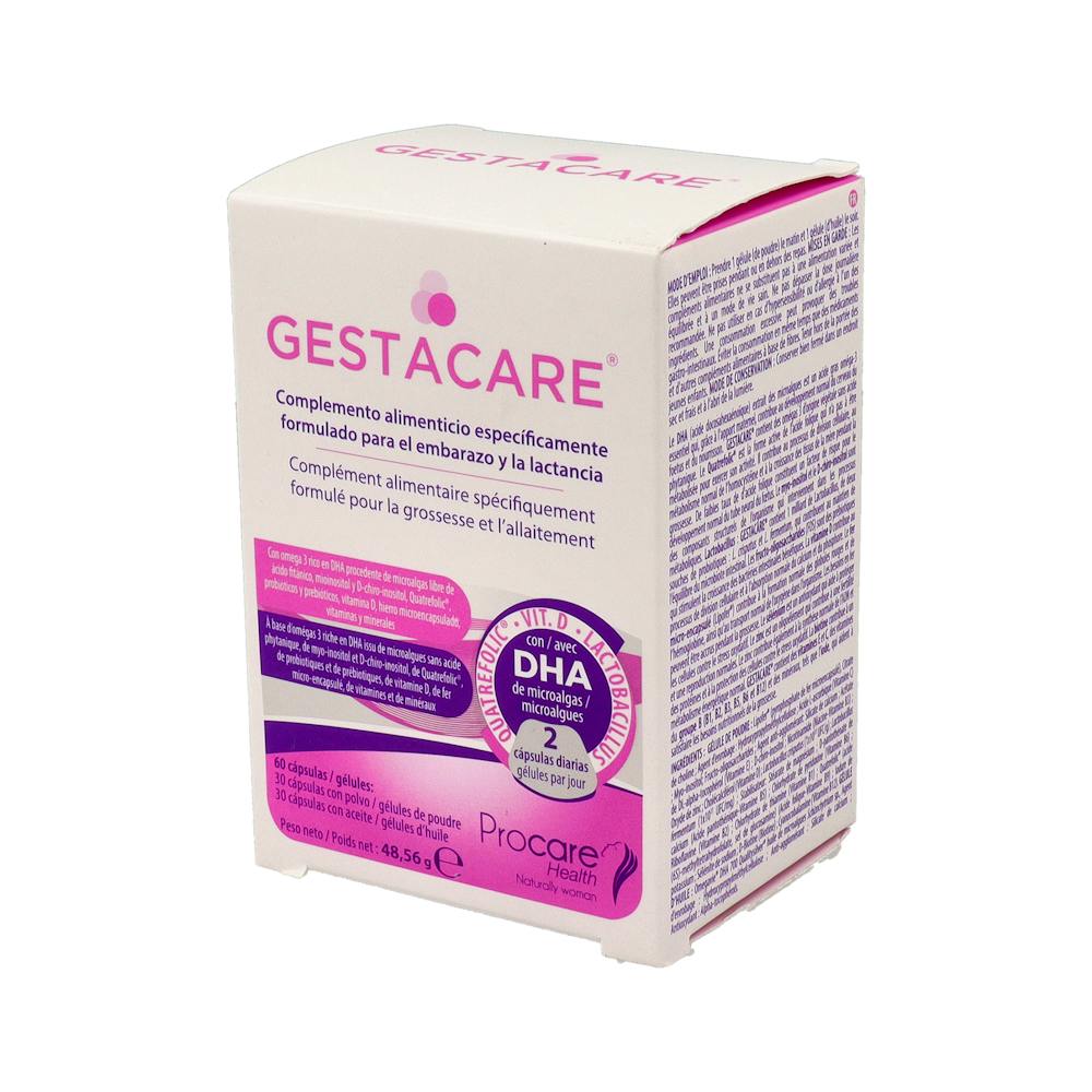 Gestacare Vitaminas Embarazo 60 Cápsulas