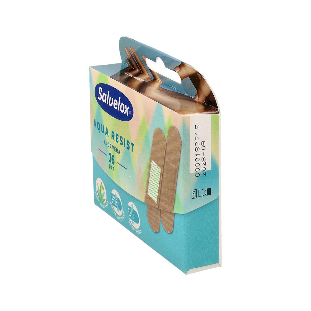Salvelox Aqua Resist Aloe Vera Apósitos 19 x 72 mm 16 Unidades