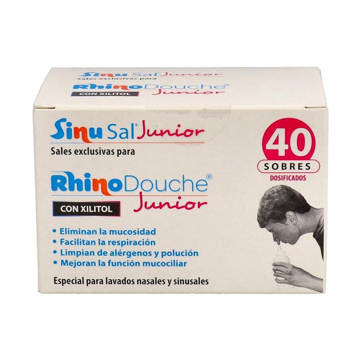 Rhinodouche Junior Sales Lavado Nasal 40 Sobres