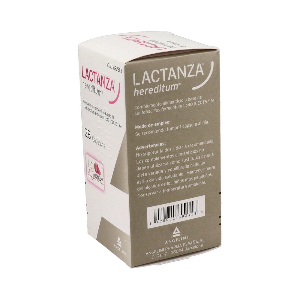 Lactanza Hereditum Probiótico Lactancia 28 Cápsulas