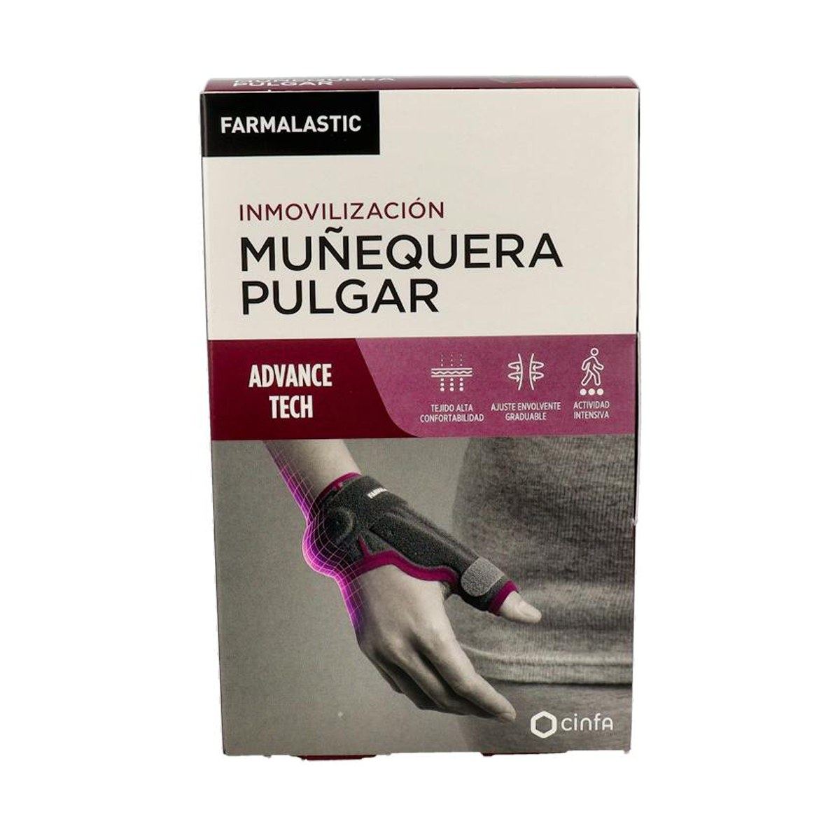 Farmalastic Advance Muñequera Inmovilizadora de Pulgar Talla 1