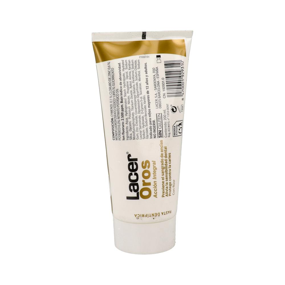 Lacer Oros Acción Integral Pasta Dentífrica 200 ml