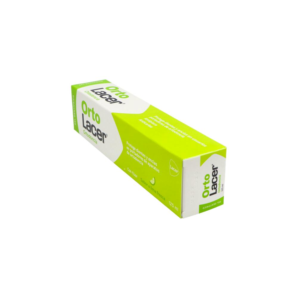 Ortolacer Gel Dentífrico Ortodoncia Lima Fresca 125 ml