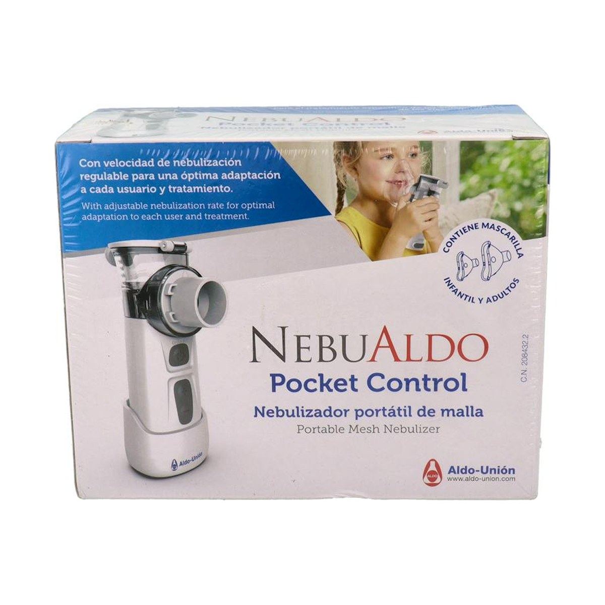 Nebualdo Pocket Control Nebulizador Portátil de Malla