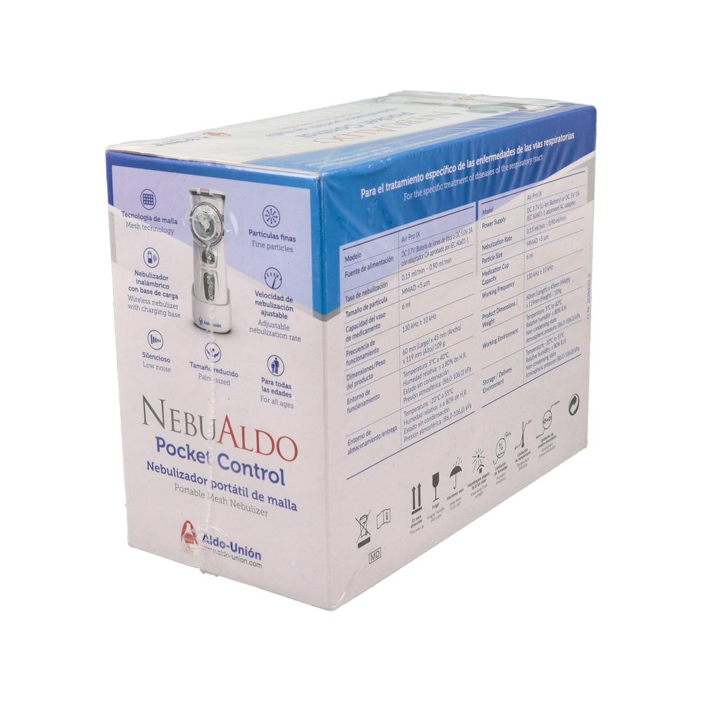 Nebualdo Pocket Control Nebulizador Portátil de Malla