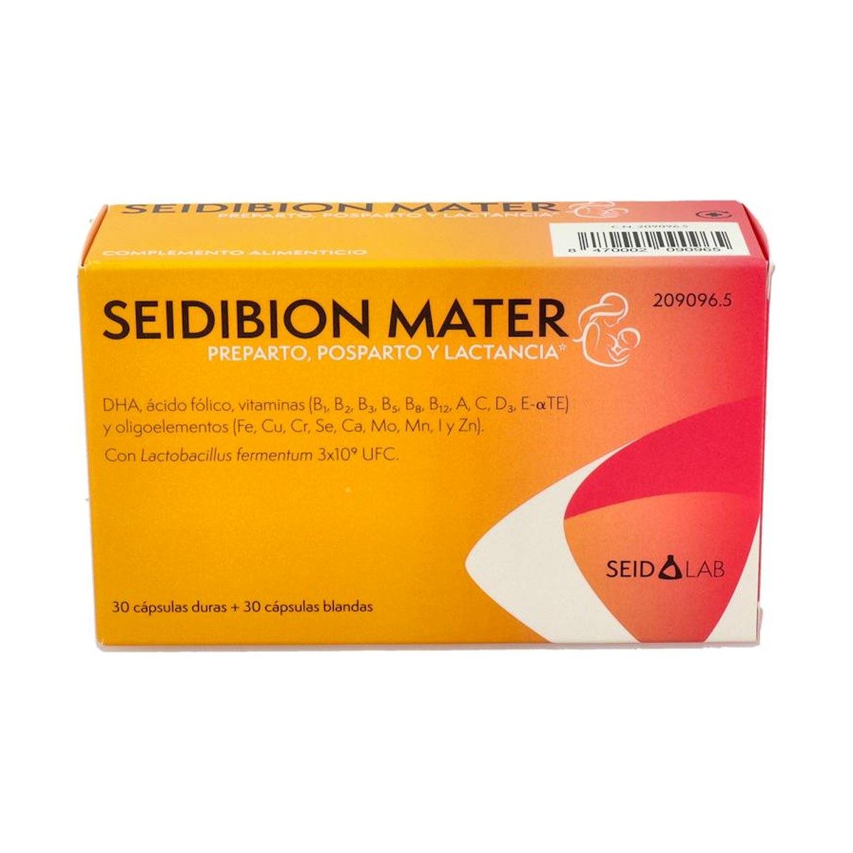 Seidibion Mater Embarazo 30 Cápsulas Duras + 30 Blandas