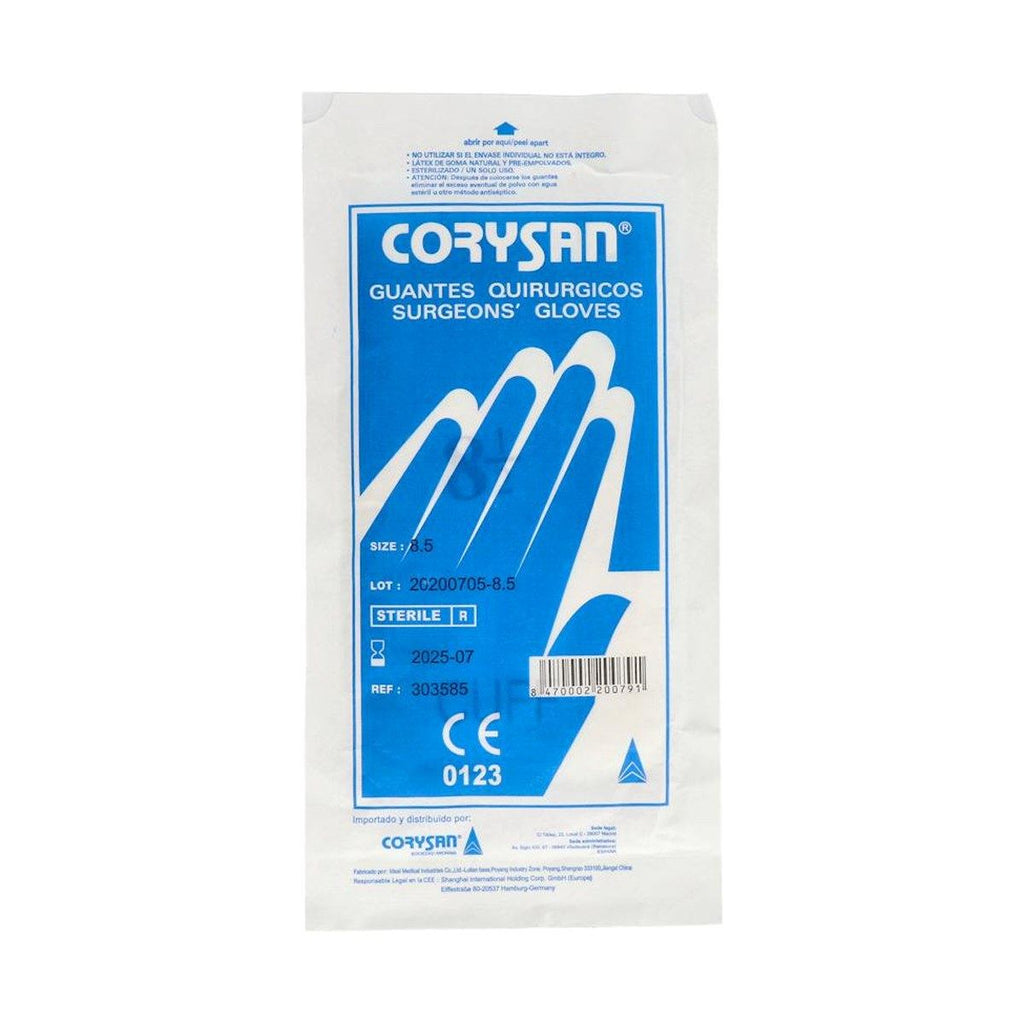 Corysan Guantes de Cirugía Látex Estériles 1 Par