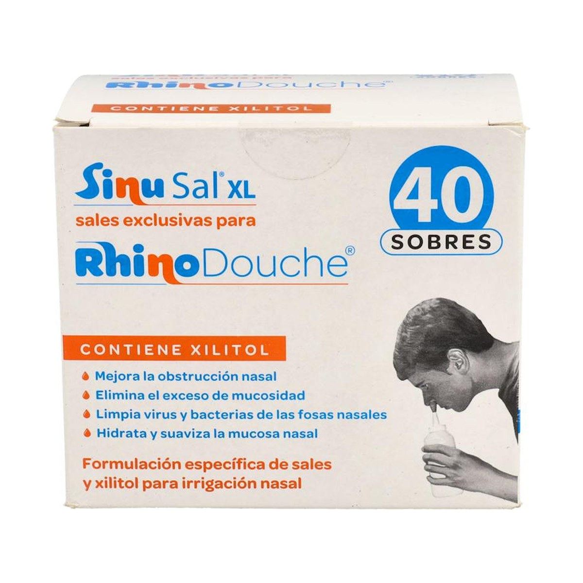 Rhinodouche Sales Lavado Nasal 40 Sobres