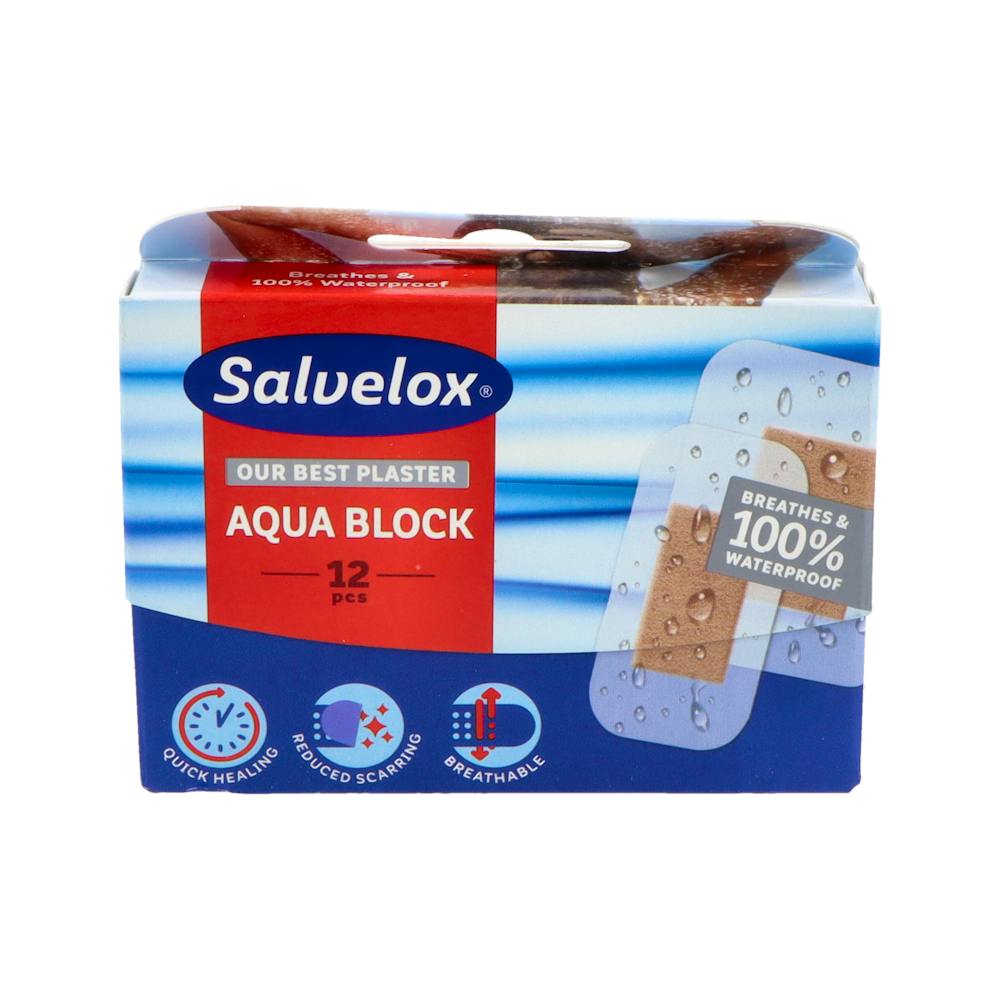 Salvelox Aqua Block Apósitos Impermeables 12 Unidades