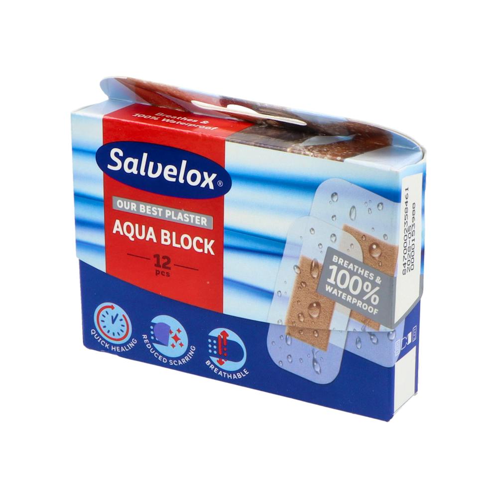 Salvelox Aqua Block Apósitos Impermeables 12 Unidades