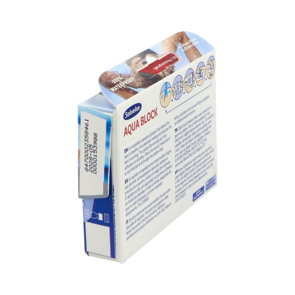Salvelox Aqua Block Apósitos Impermeables 12 Unidades