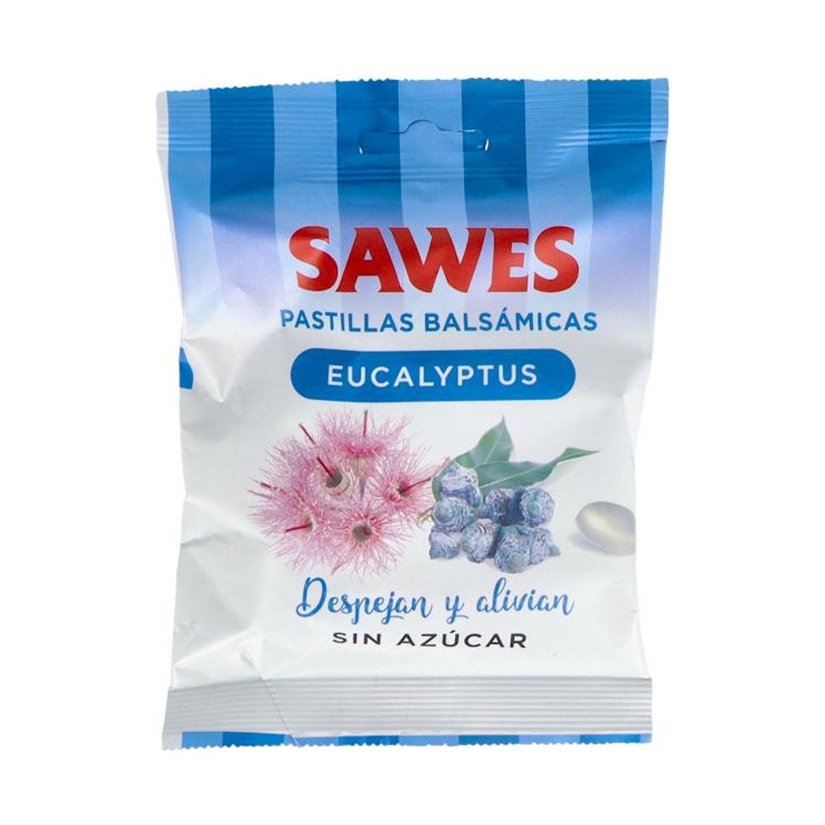Sawes Caramelos sin Azúcar Eucalipto Bolsa