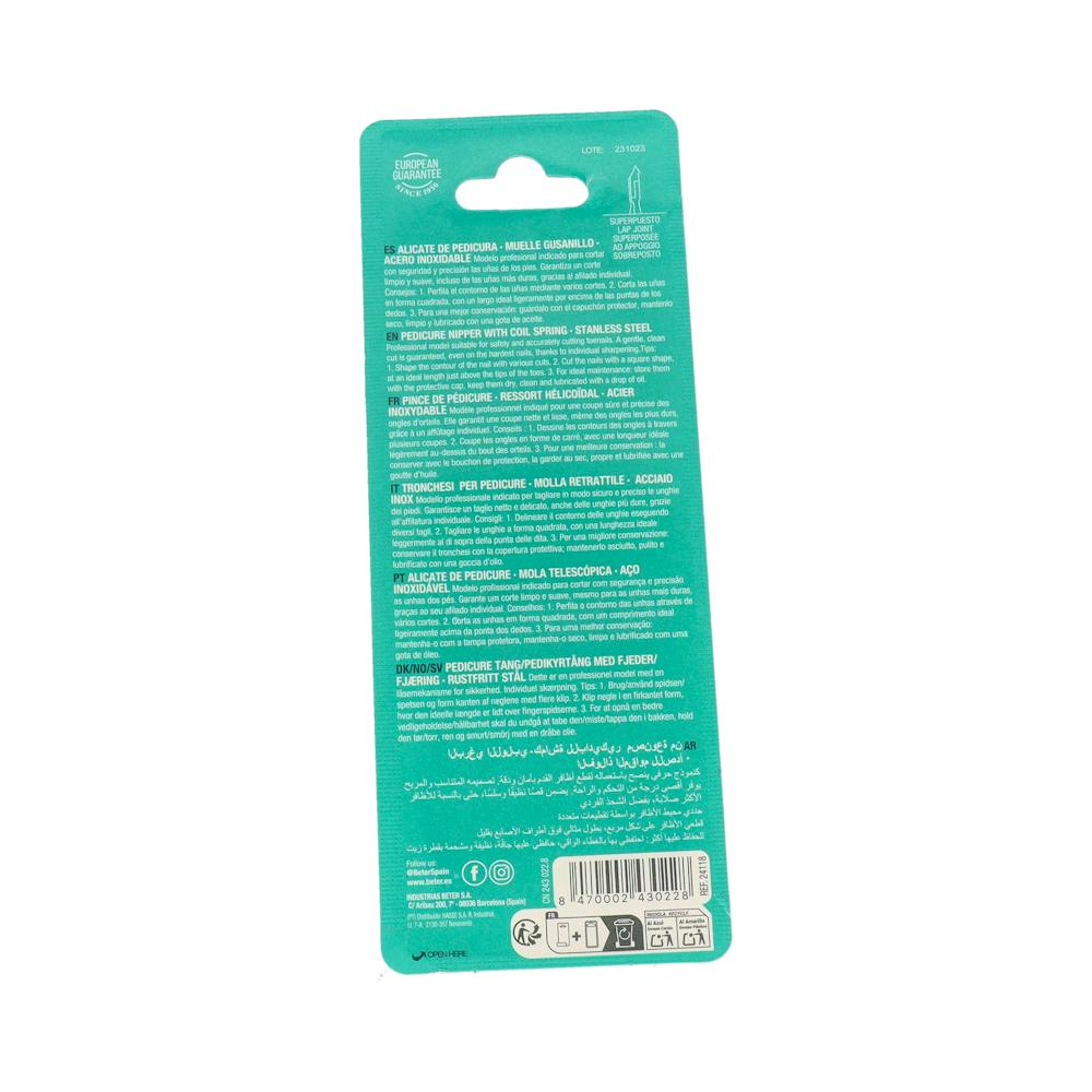 Beter Alicate Pedicuro Cromado 12 cm
