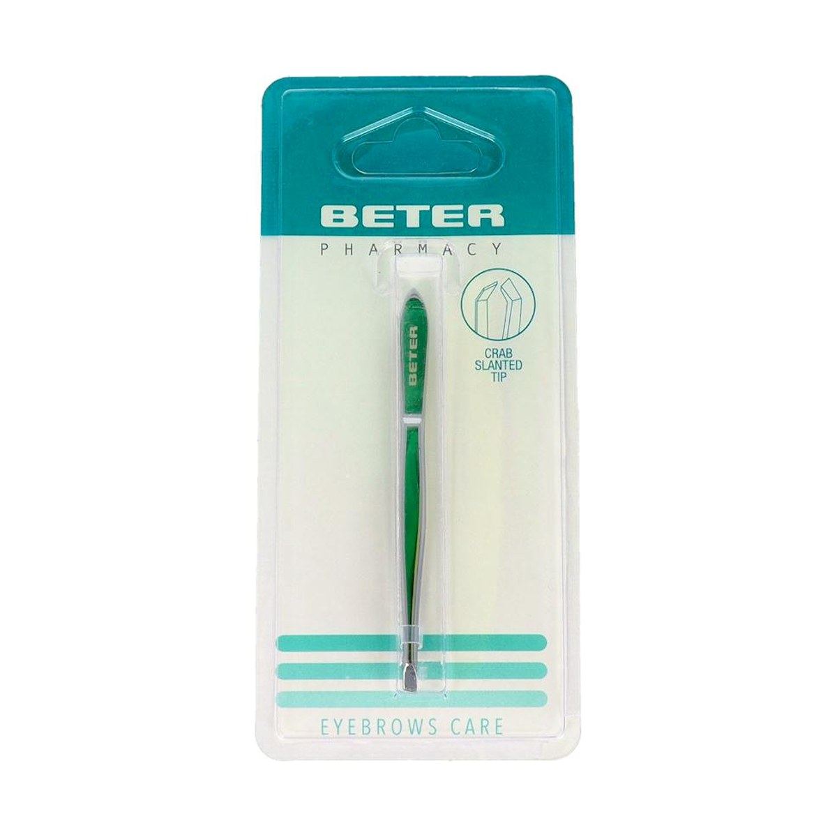 Beter Pinza de Depilar Punta Cangrejo Cromada