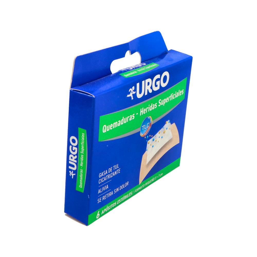 Urgo Quemaduras y Heridas Superficiales Apósitos Pequeños 6 Unidades