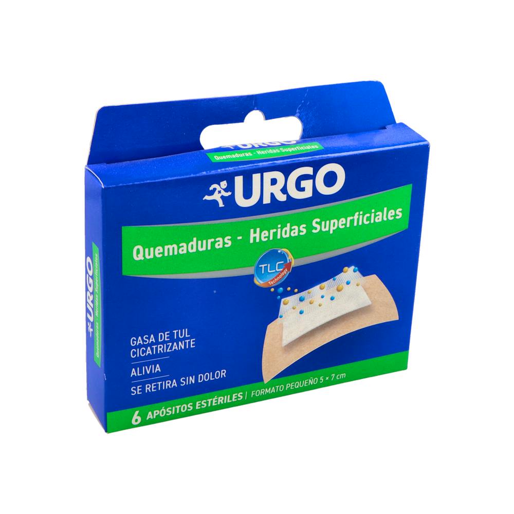 Urgo Quemaduras y Heridas Superficiales Apósitos Pequeños 6 Unidades