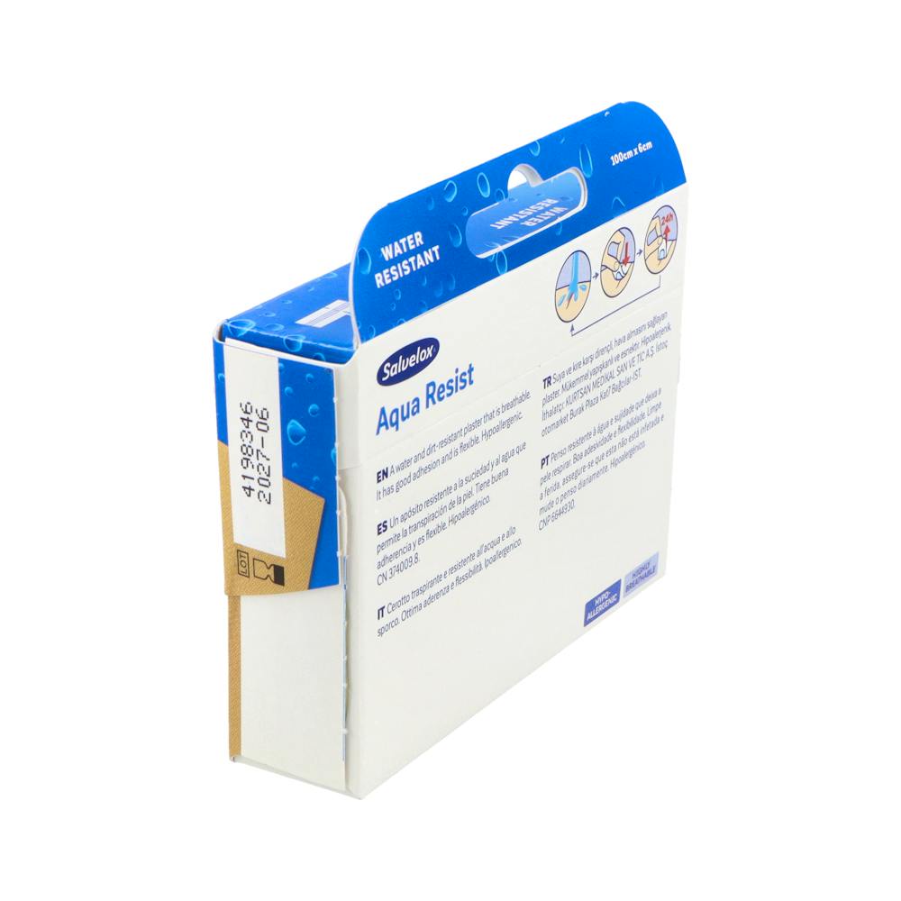 Salvelox Tira Adhesiva Impermeable en Rollo 1 m x 6 cm