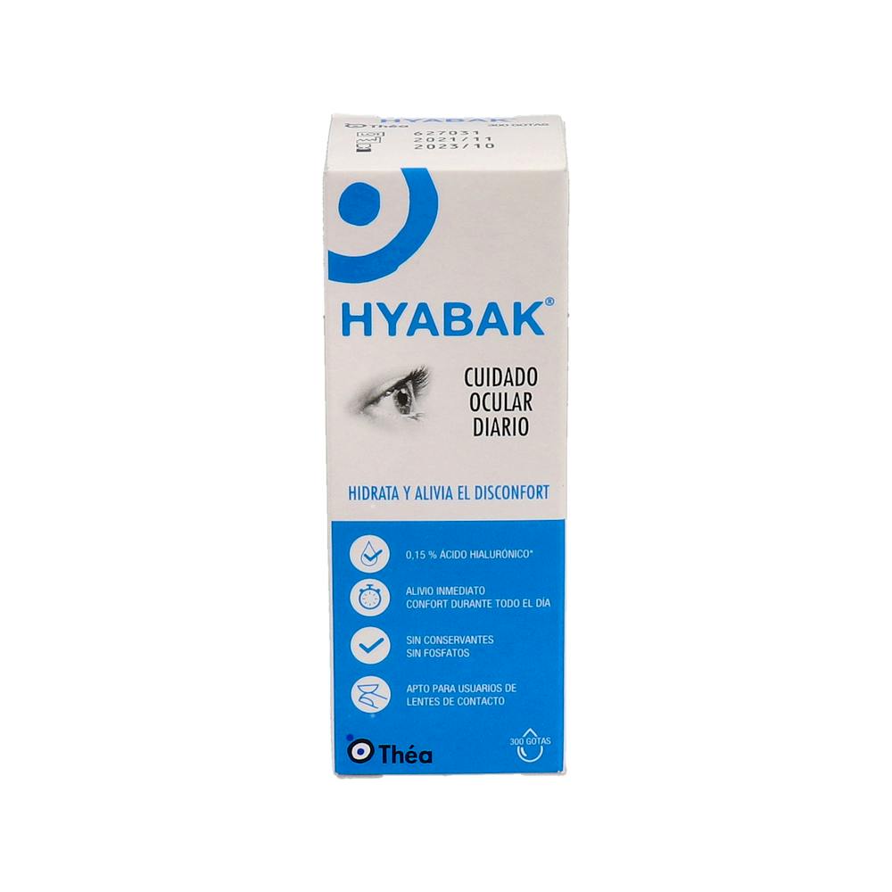 Hyabak Solución Oftálmica Hialuronato 0,15 % 10 ml