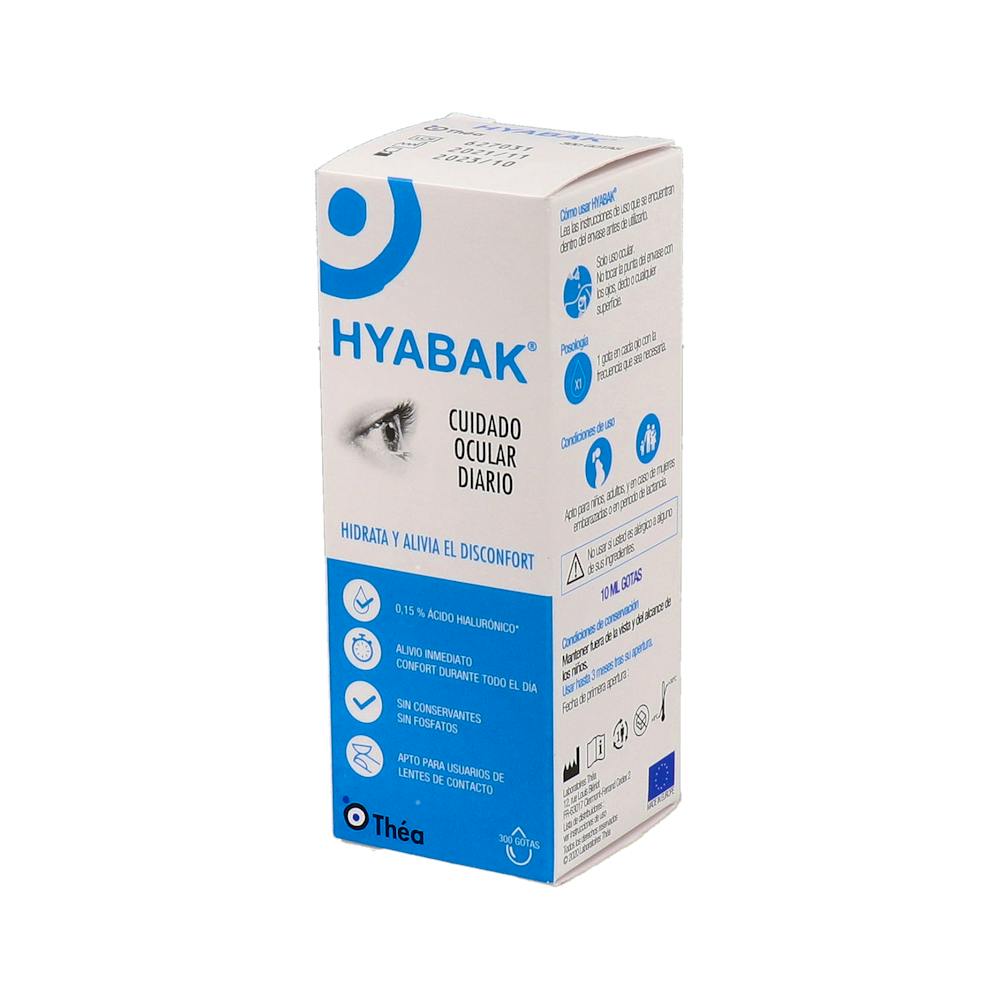 Hyabak Solución Oftálmica Hialuronato 0,15 % 10 ml