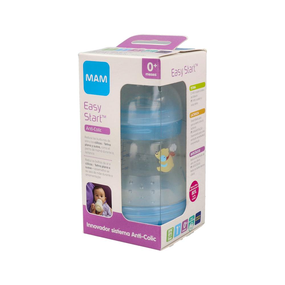 MAM Easy Start Biberón Anti-Cólico 160 ml Azul