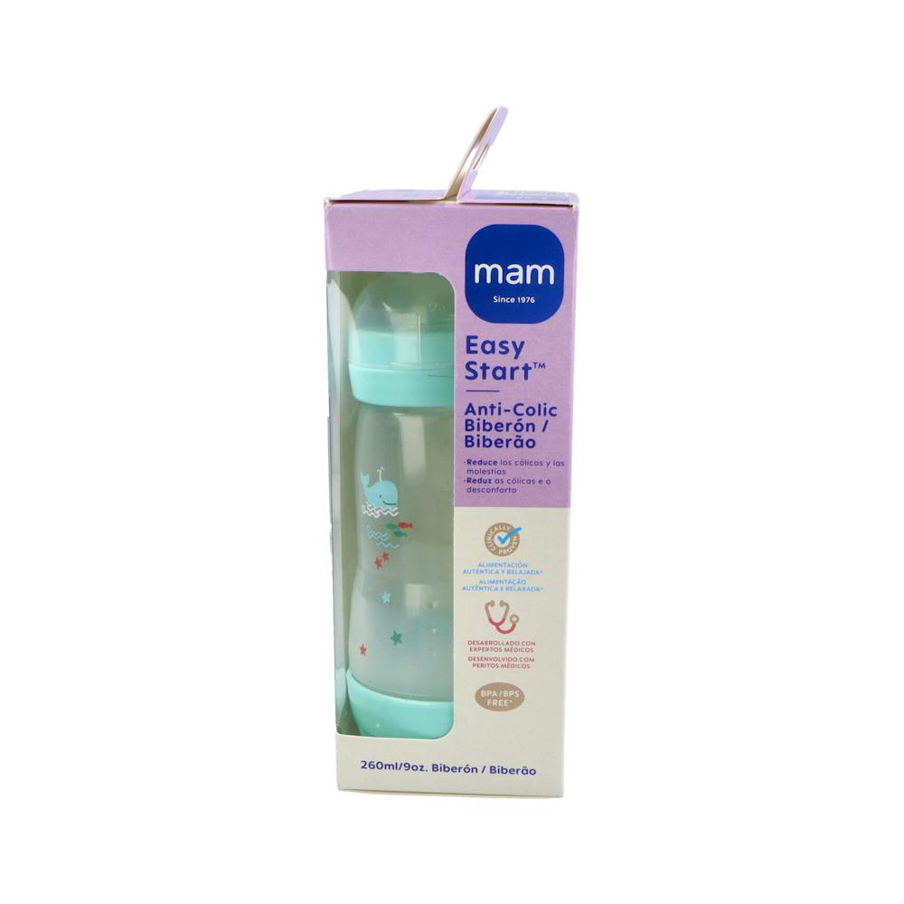 MAM Easy Start Biberón Anti-Cólico 260 ml Azul
