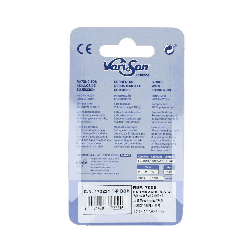 Varisan Ratoncito Hydrogel Protector Dedos Derecho Pequeño
