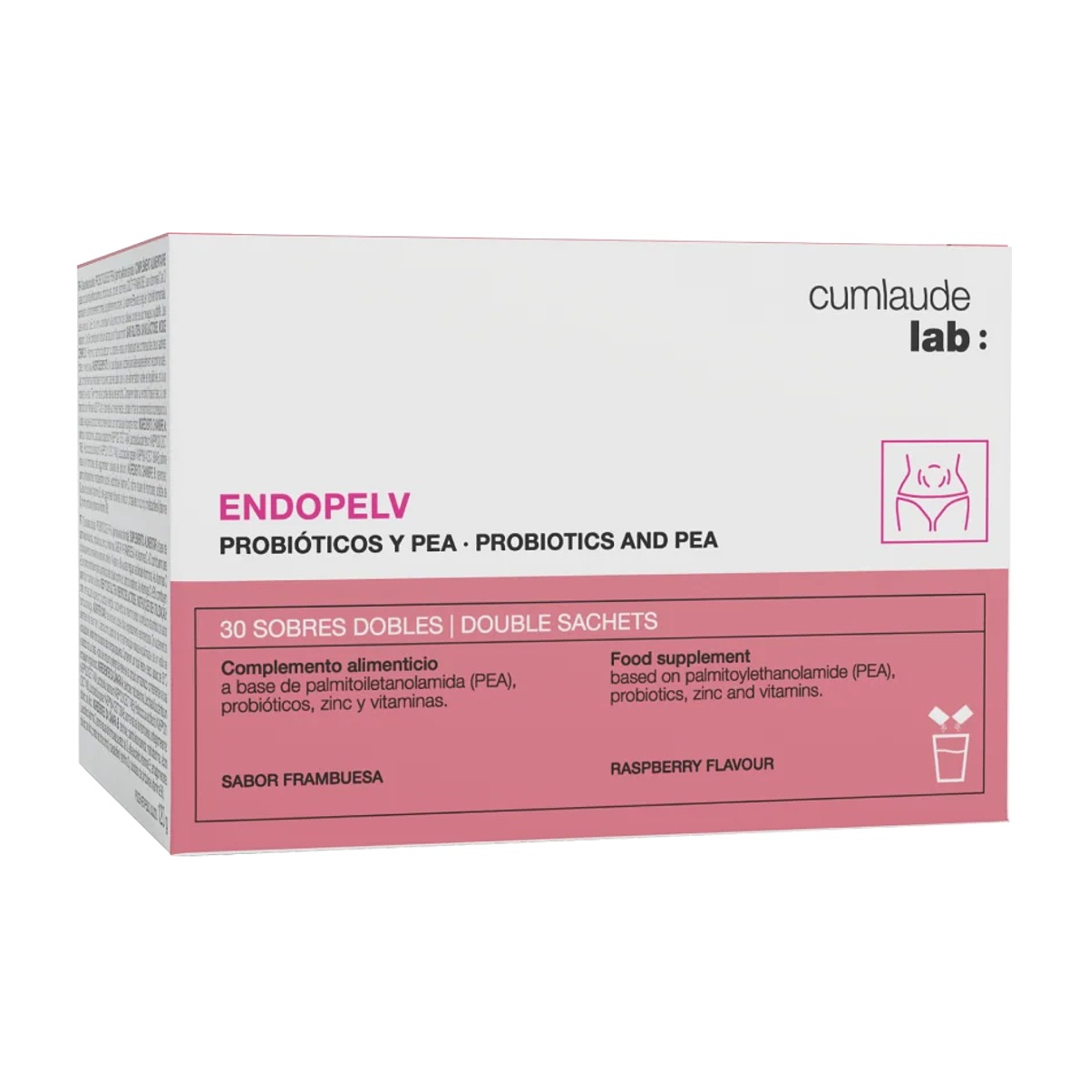 Cumlaude Lab Endopelv 30 Sobres Dobles Sabor Frambuesa