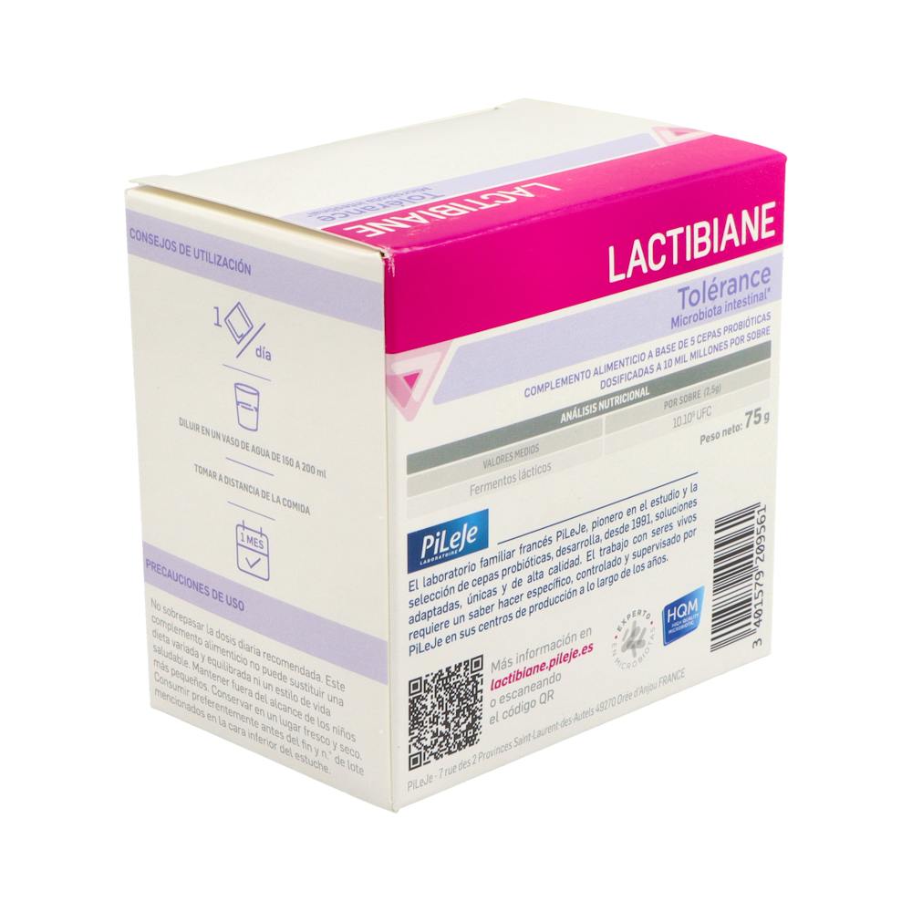 PiLeJe Lactibiane Tolerance 30 Sobres 2,5 g