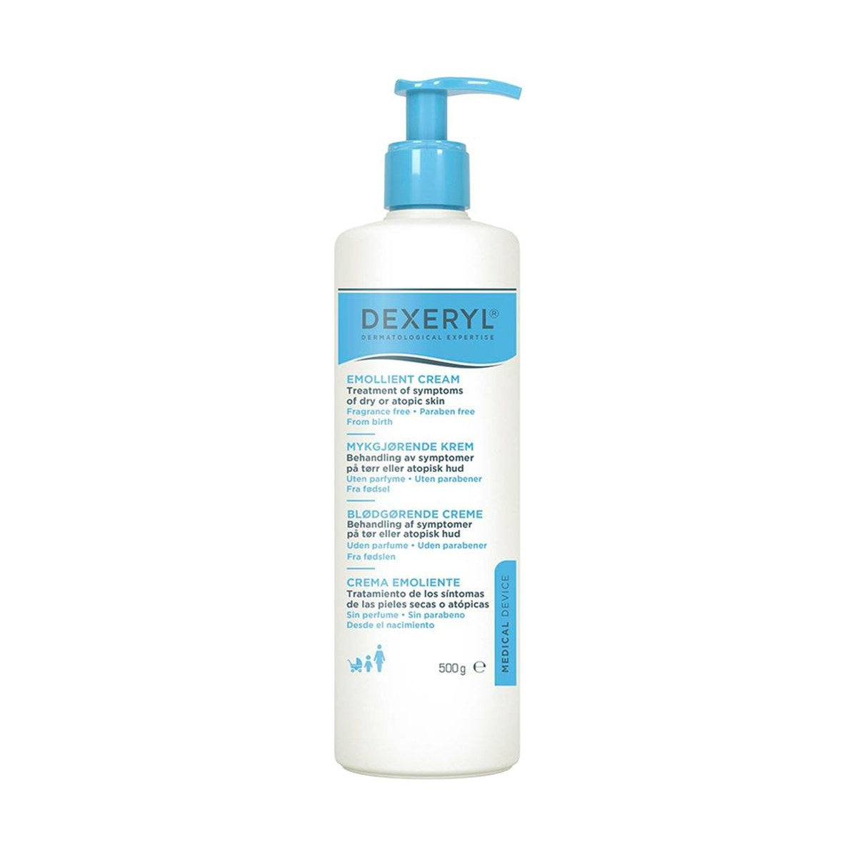 Dexeryl Crema Emoliente Piel Seca 500 ml