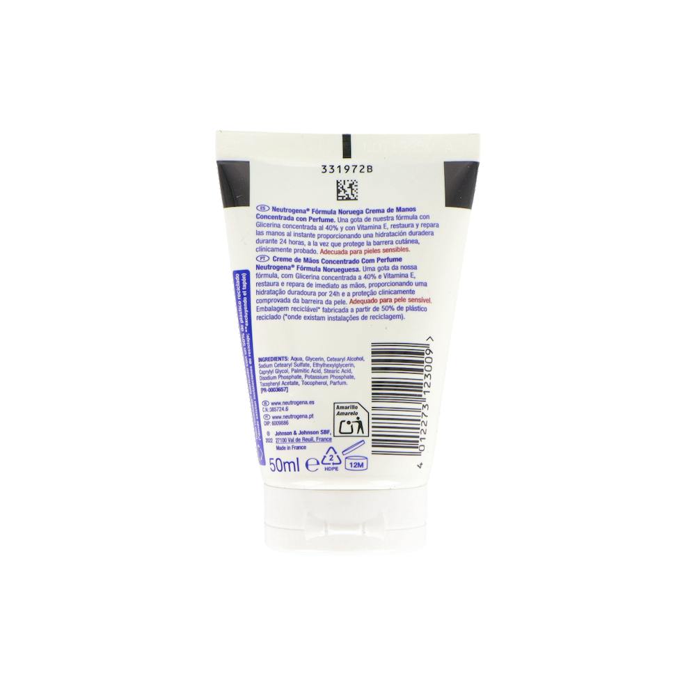 Neutrogena Fórmula Noruega Crema de Manos Concentrada 50 g
