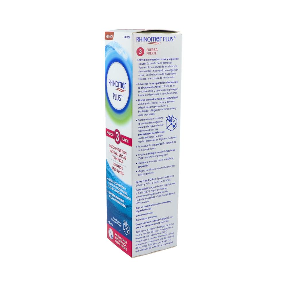 Rhinomer Plus Fuerza 3 Spray Nasal 125 ml
