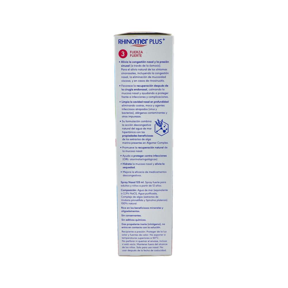 Rhinomer Plus Fuerza 3 Spray Nasal 125 ml