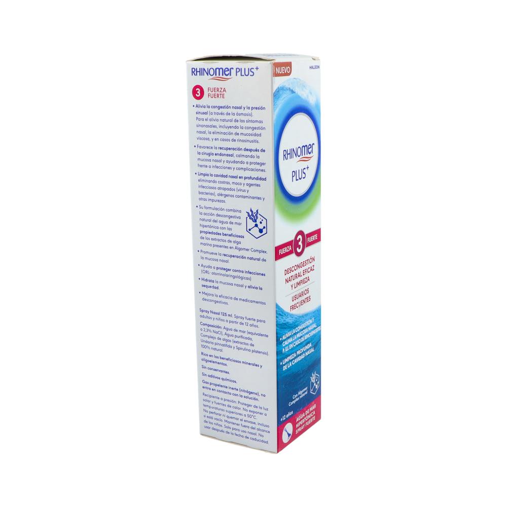 Rhinomer Plus Fuerza 3 Spray Nasal 125 ml
