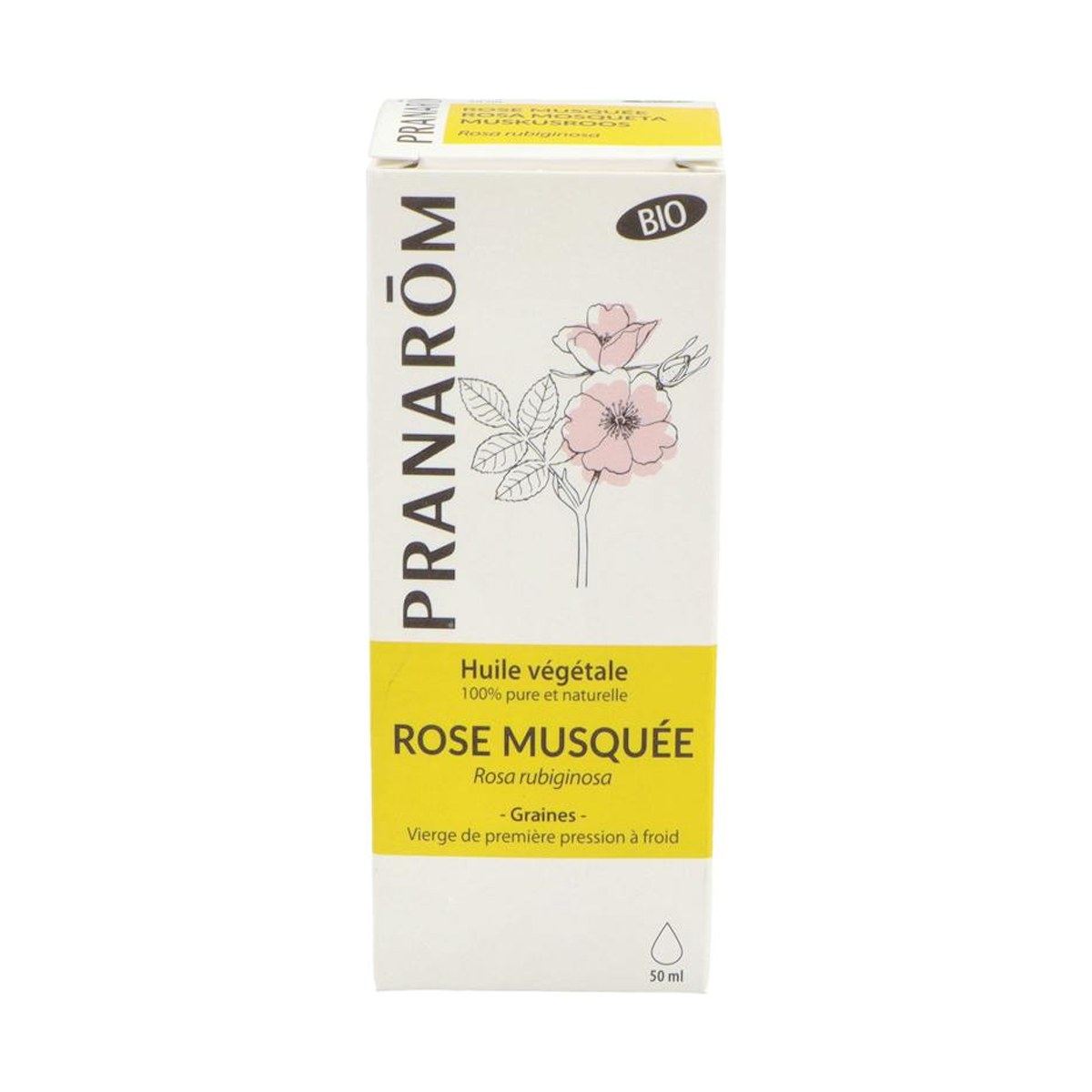 PRANAROM Aceite Vegetal de Rosa Mosqueta 50 ml