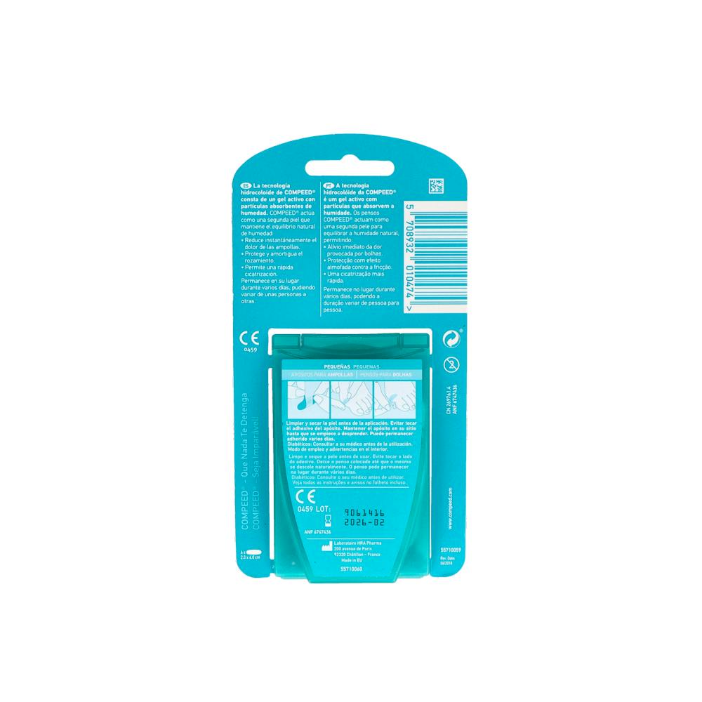 Compeed Ampollas Apósitos Pequeños 6 Unidades