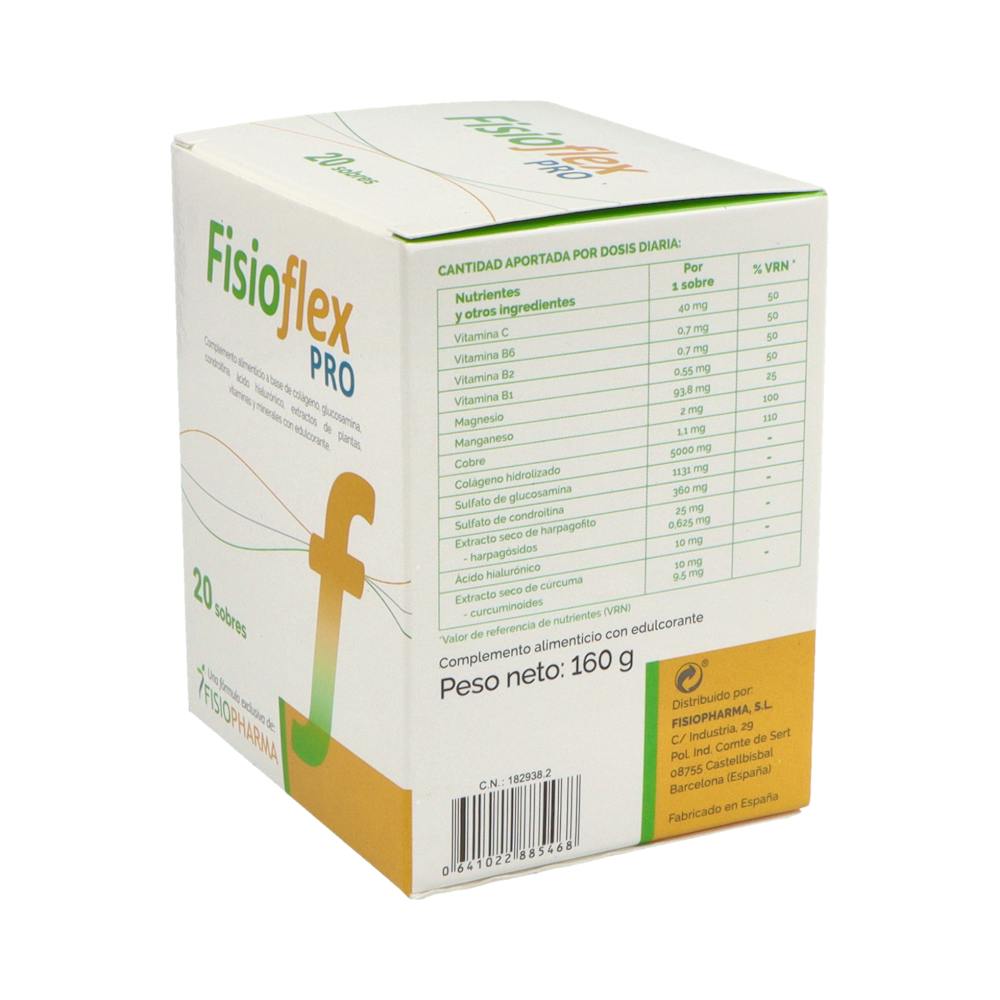 Fisioflex Pro Articulaciones 20 Sobres