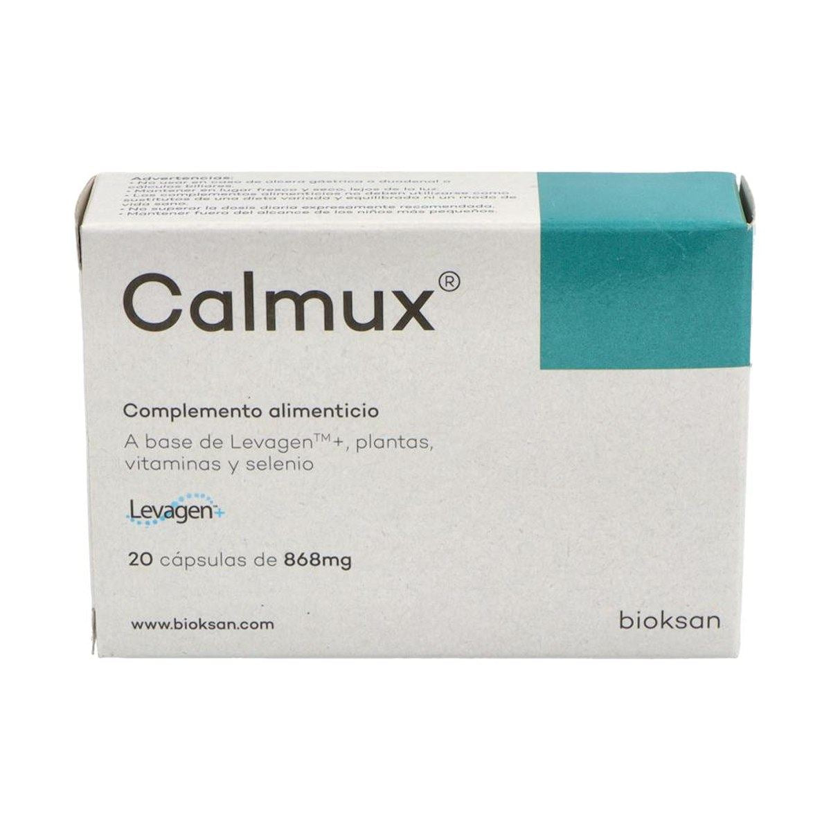 Calmux Ansiedad y Nerviosismo 20 Cápsulas