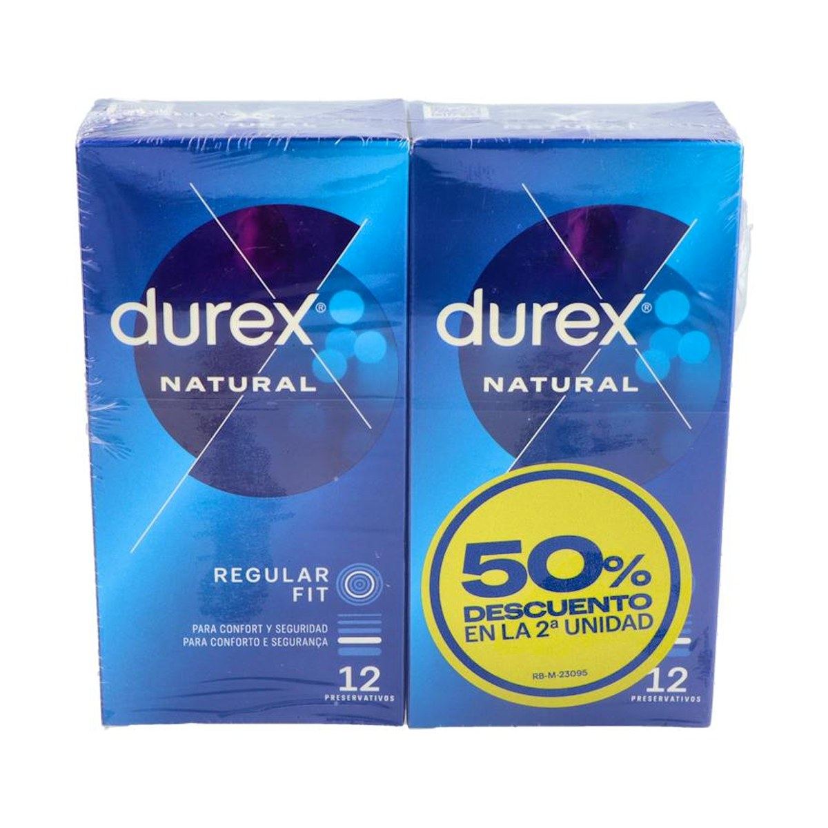 Durex Natural Plus Preservativos Pack 2 x 12 Unidades