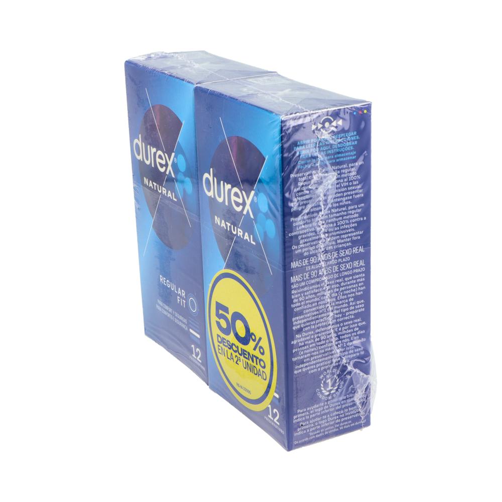 Durex Natural Plus Preservativos Pack 2 x 12 Unidades