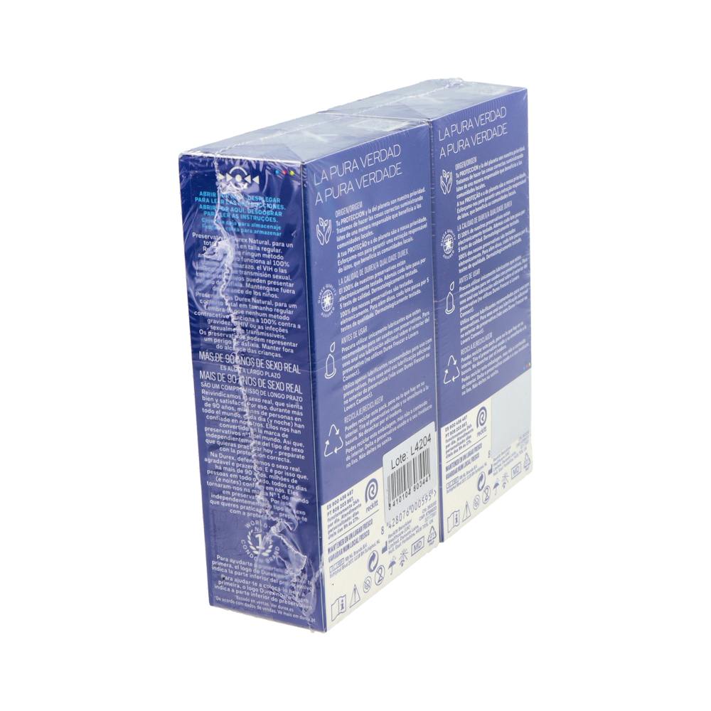 Durex Natural Plus Preservativos Pack 2 x 12 Unidades