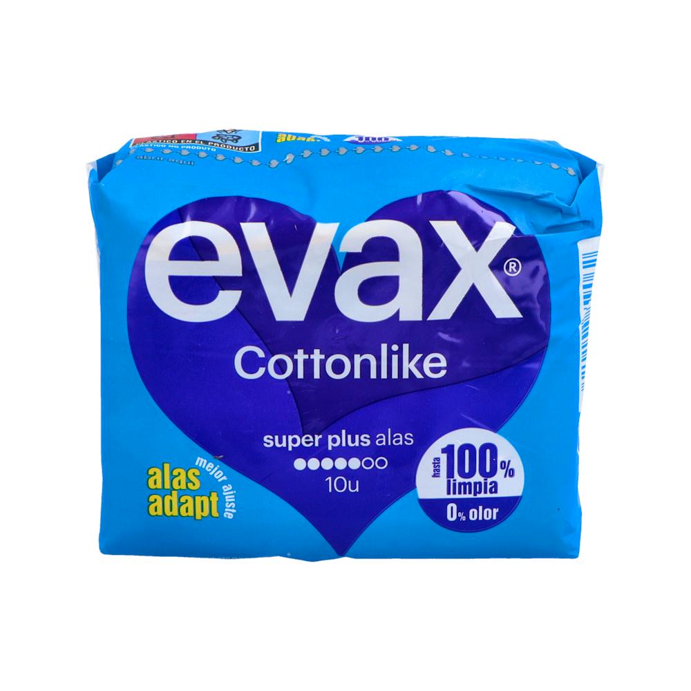 Evax Cottonlike Compresas Super Plus 10 Unidades